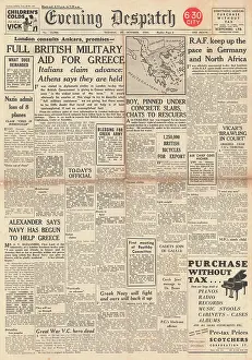 Pledges: Evening Dispatch Italy at War with Greece