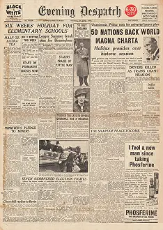 Intercontinental: Evening Dispatch newspaper - Founding of the United Nations