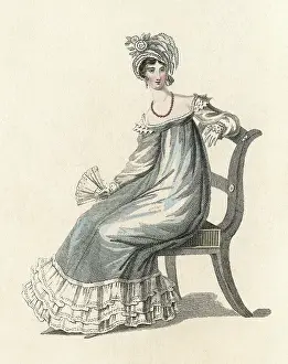 Flounces: Evening Dress 1818