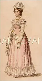 Wadded: EVENING DRESS 1824