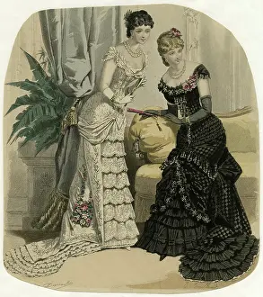Scallop: Evening Dress - 1882