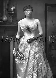 Plastron: EVENING DRESS 1888