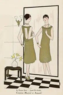 Lame: EVENING DRESS 1926
