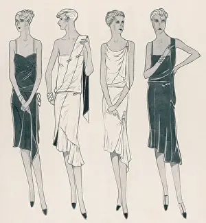 Diagonal: EVENING DRESS 1927