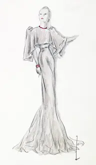Dryden Collection: Evening Dress 1934