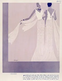 Drapes: EVENING DRESS / PATOU