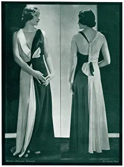 Backless: Evening dress by Worth, 1931