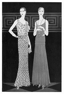 Chiffon: Evening dresses 1930