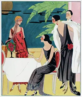 Corsage: Three evening dresses by Doeuillet and Beer