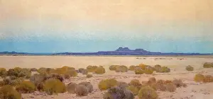 Deserts: Evening at Dry Lake, Mojave Desert