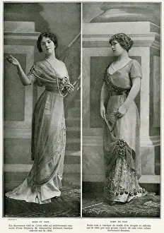 Corsage: Evening gowns 1910