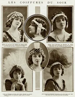 Headdresses: Evening hairstyles 1912