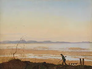 Near Space: AN EVENING BESIDE LAKE ARRESO, by Johan Thomas Lundbye