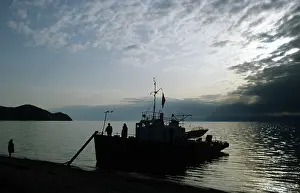 Baikal: Evening Lake Baikal, 1983