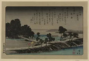 Rainstorm: Evening rain at Azuma Shrine