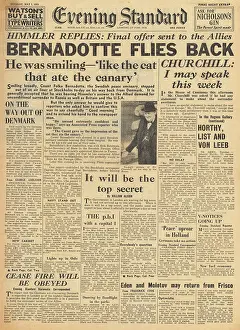 Folke: Evening Standard - Bernadotte and Himmler peace talks
