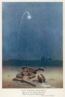 Bairnsfathers: That Evening Star-Shell, by Bruce Bairnsfather