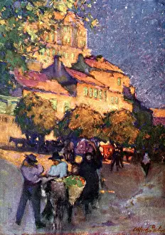 Warmly: Evening Town Scene