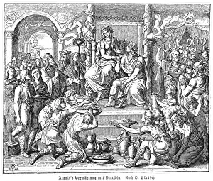 Marries: EVENTS/ITALY/ATAULF C415