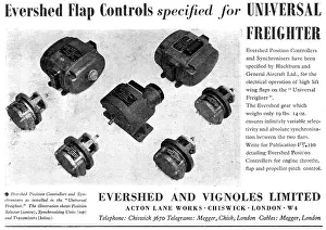 Evershed: Evershed & Vignoles Aircraft Controls