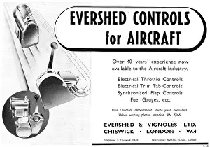 Evershed: Evershed & Vignoles Aircraft Controls