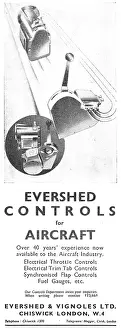 Evershed: Evershed & Vignoles Aircraft Controls