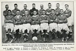 Encyclopaedia: Everton FC team, 1932