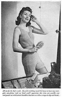 Homemade: Everyday knitted underwear, circa 1941