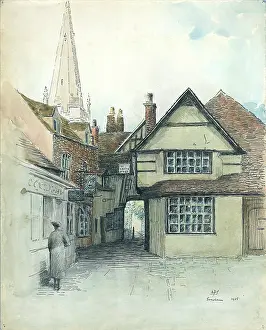 Evesham: Evesham - old town street