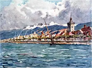 Evian: EVIAN LES BAINS 1918