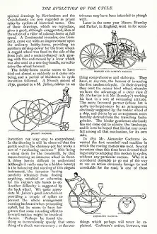 Contraption: The Evolution of the Cycle -- three cycling machines