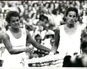 Cawley: Evonne Goolagong and Virginia Wade at Wimbledon