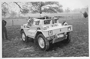 Enthusiast: ex-British Army Daimler Dingo