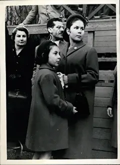Ferial: Ex-King Farouk's daughters at horse show in Rome