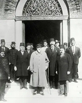 Ex-King Ferdinand of Bulgaria in Egypt