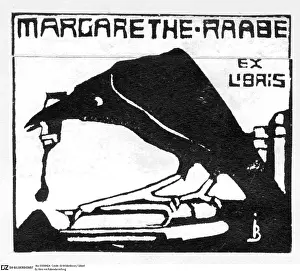 Libris: Ex libris with raven illustration
