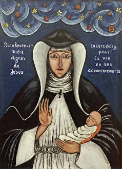 Sienne: Ex-voto of St Agnes of Jesus, Monastery of St