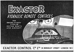 Exactor: Exactor Hydraulic Remote Controls 1942