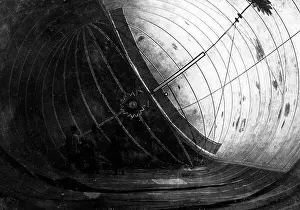 Examined: Examining the inside of a balloon, 1917