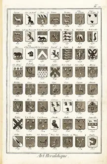 Ours: Examples of heraldic terms describing a coat of arms