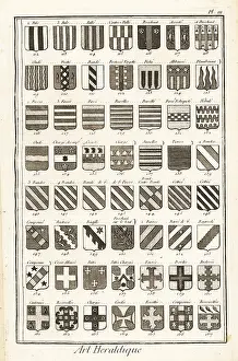 Fasces: Examples of heraldic terms describing a coat of arms