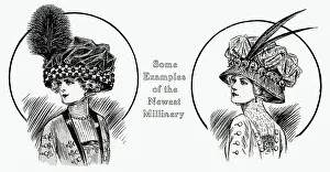 Toque: Examples of the newest millery 1909