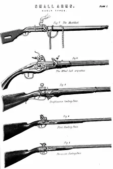Percussion: Examples of various hand-gun firing mechanisms