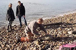 Palaeontologist: Excavating at Charmouth
