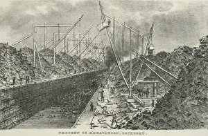 Catlin: Excavation of the Erie Canal at the deep cut