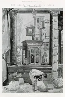 Reale: The excavations at Bosco Reale - mural