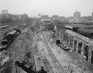 Substructure: Excavations for the present Grand Central