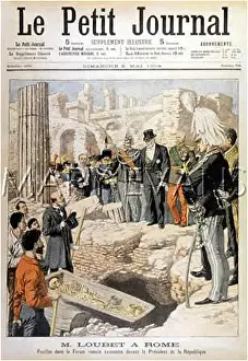 Loubet: EXCAVATIONS IN ROME/1904