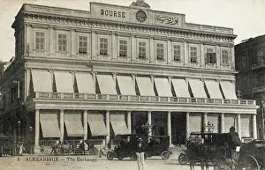 Colonade: The Exchange (Bourse) at Alexandria, Egypt
