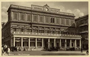 Awnings: The Exchange (Bourse) at Alexandria, Egypt